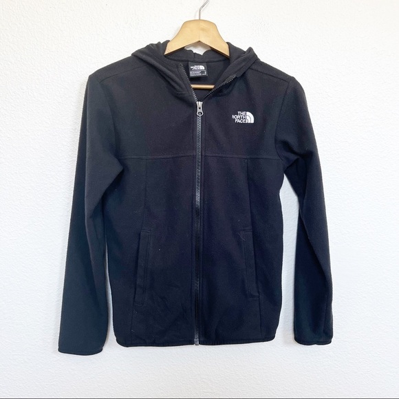 The North Face- Boys Black Fleece Zip Up- Large - Picture 1 of 5